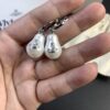 West Dame Gourd Pearl Earrings
