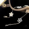 FlowerGirl White Gold Graff Floral Wild Flower Bracelet