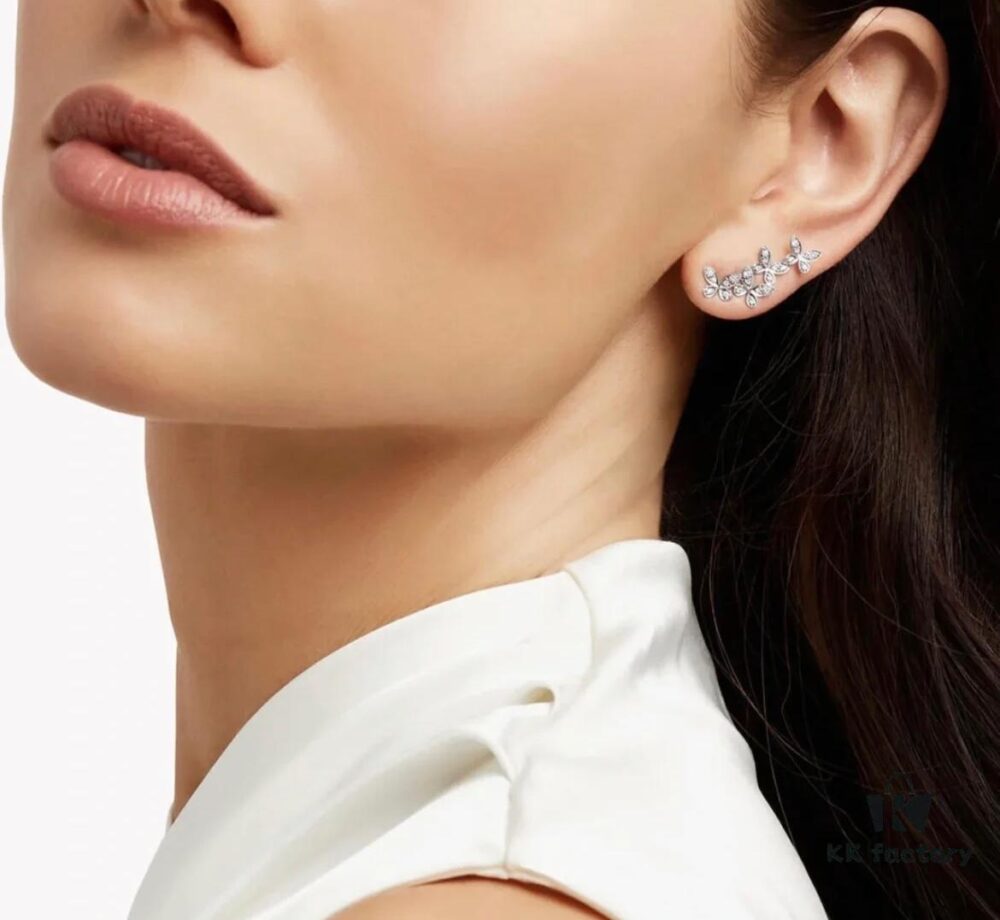 Graff Four Butterfly Stud Earrings, High Jewelry Collection