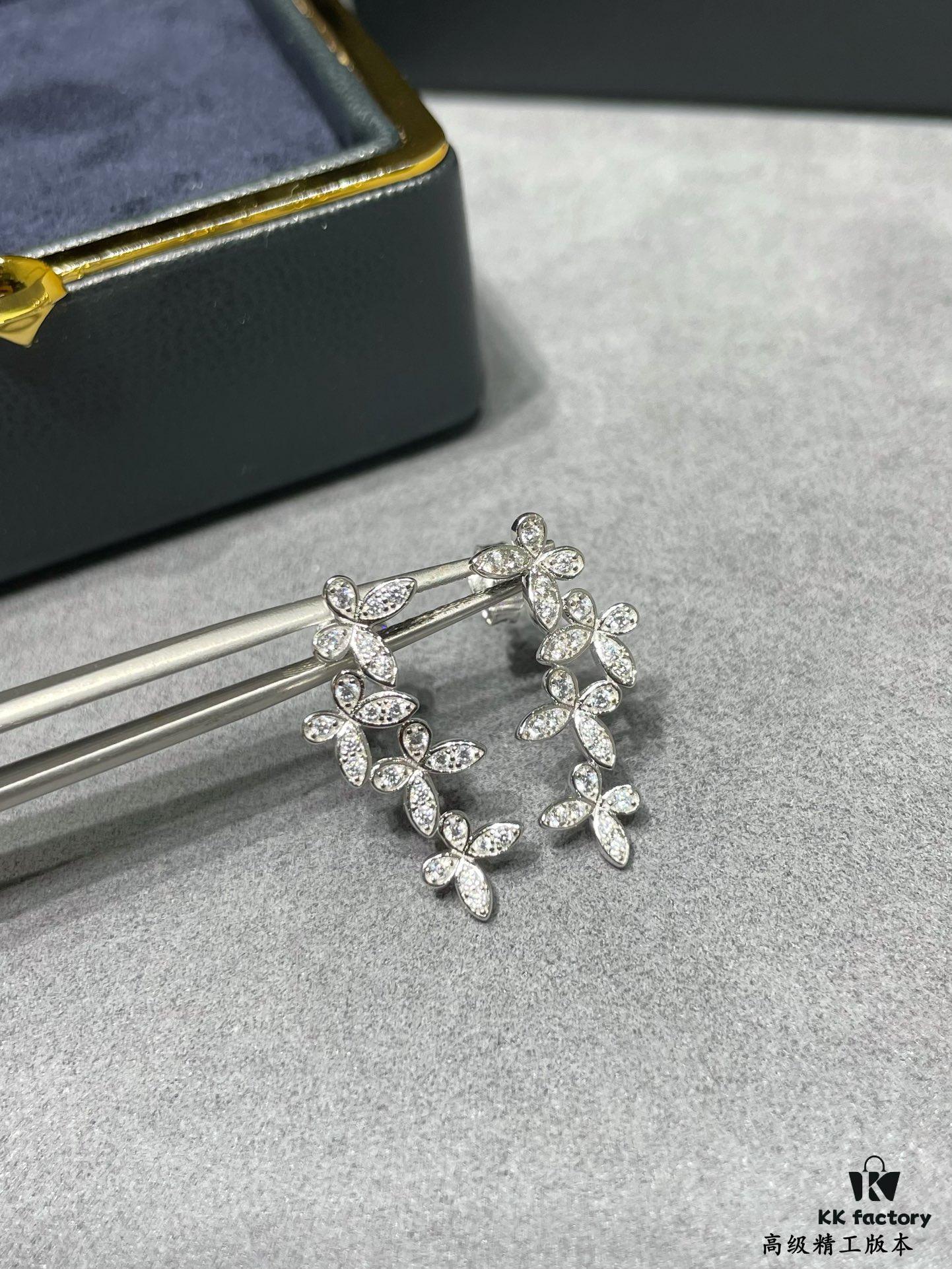 Graff Four Butterfly Stud Earrings, High Jewelry Collection