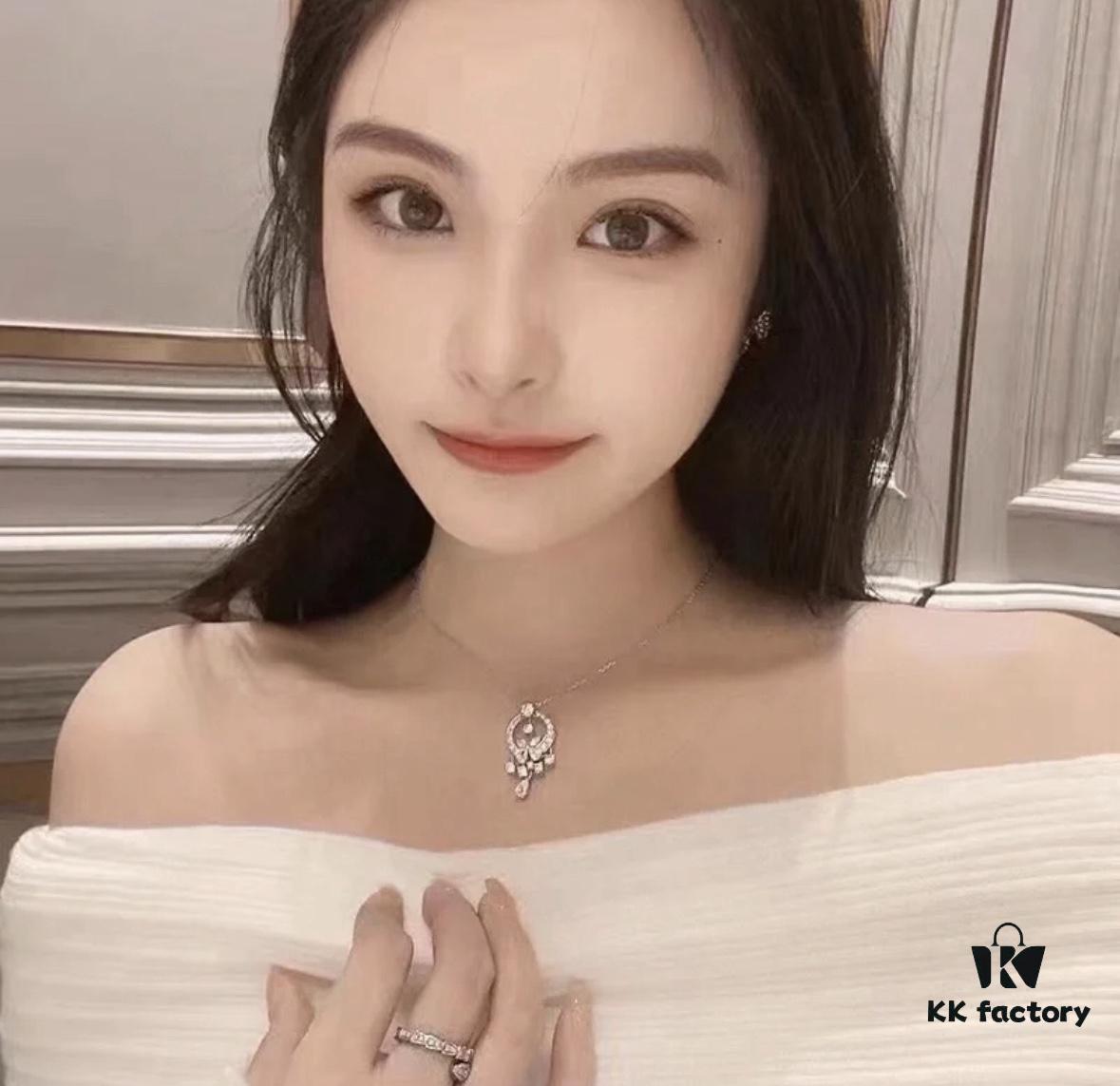 GRAFF Colored Diamond Butterfly Necklace