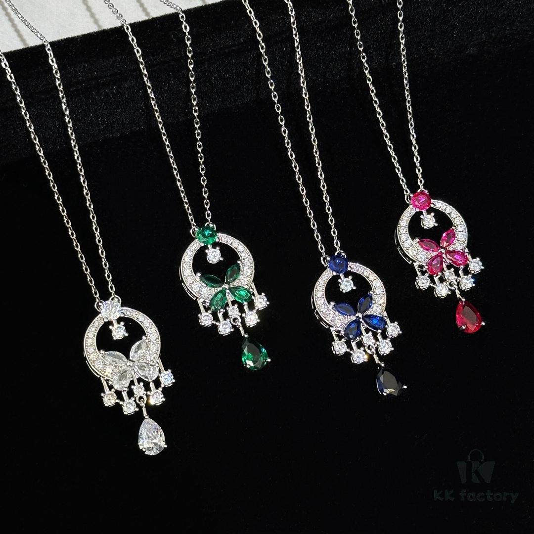 ❗️New Arrival❗️ GRAFF Colored Diamond Butterfly Necklace