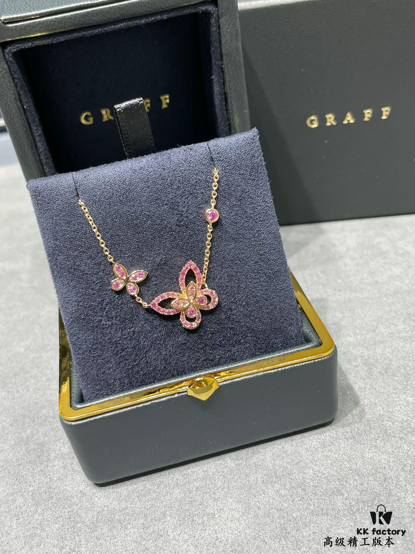 Graff Pink Diamond Bow Necklace, High Jewelry Piece