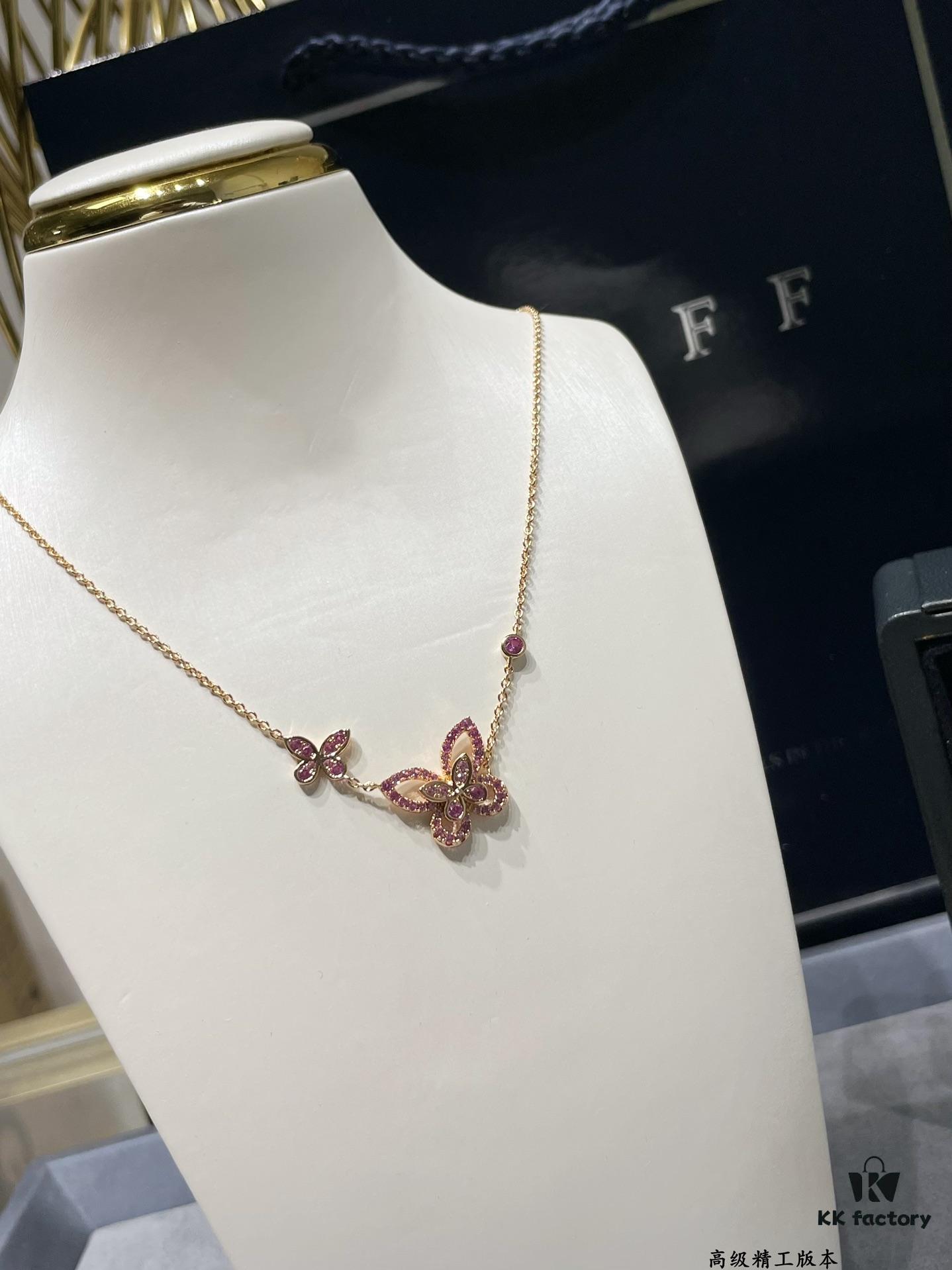 Graff Pink Diamond Bow Necklace, High Jewelry Piece