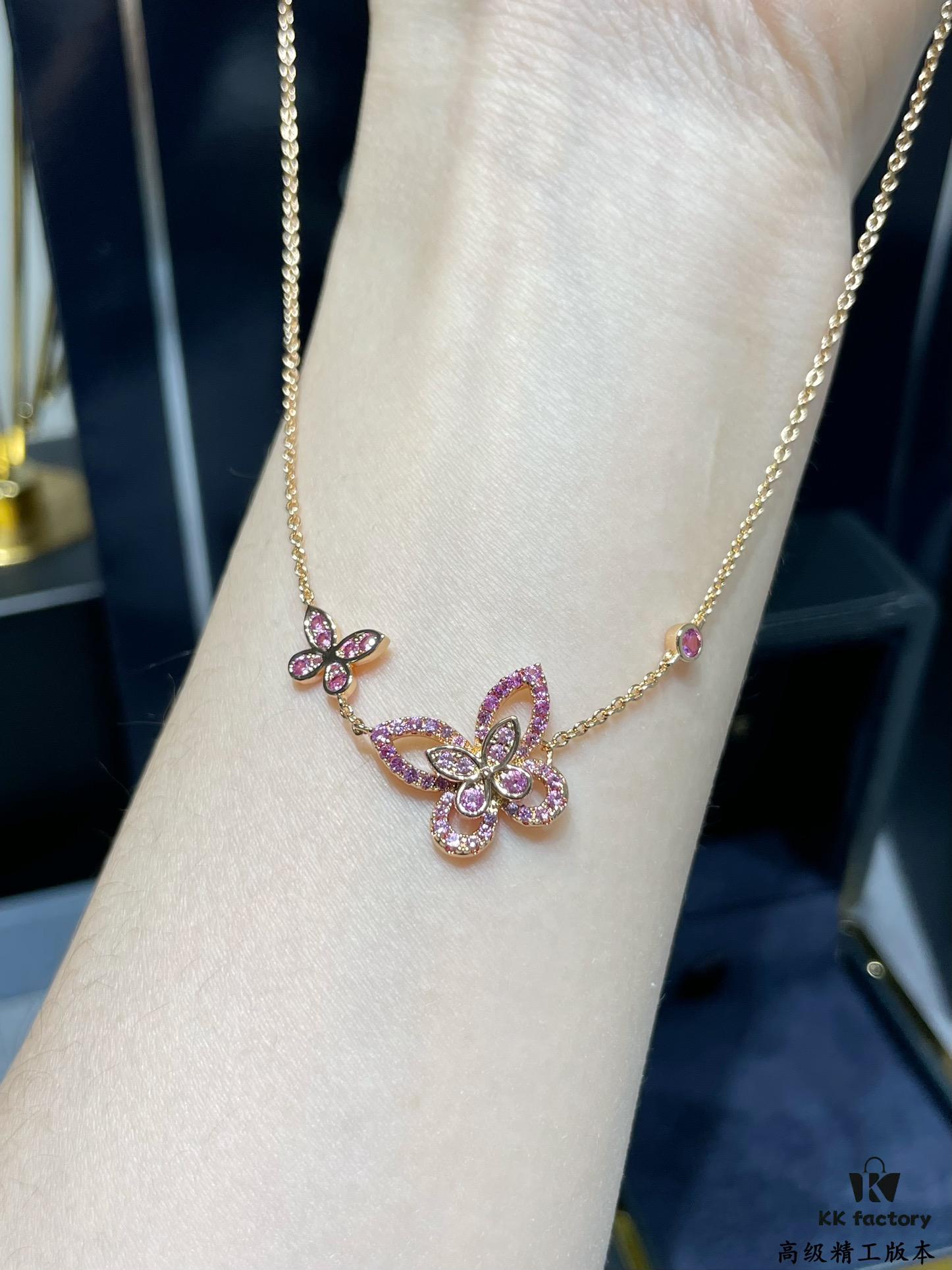 Graff Pink Diamond Bow Necklace, High Jewelry Piece