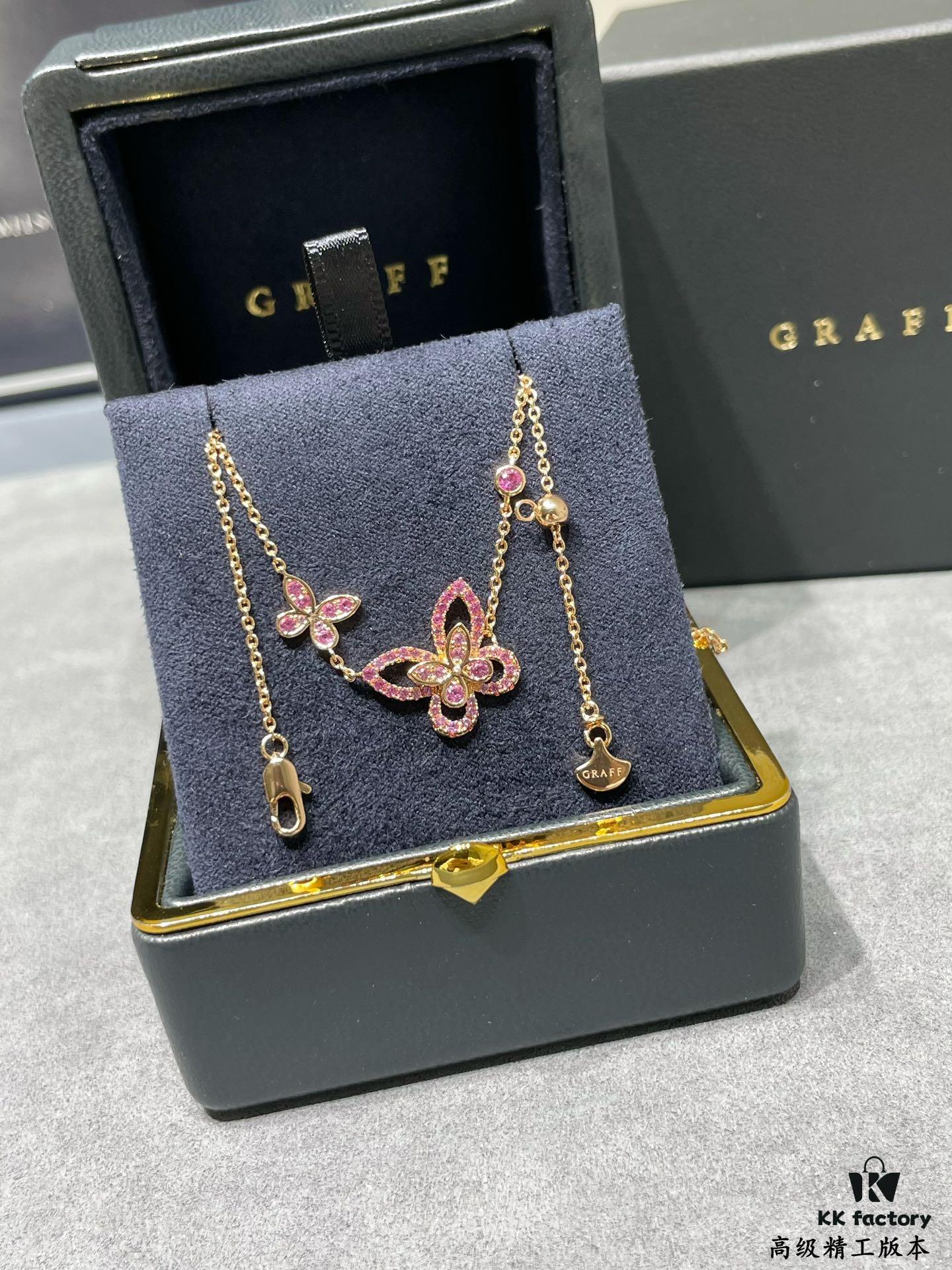 Graff Pink Diamond Bow Necklace, High Jewelry Piece