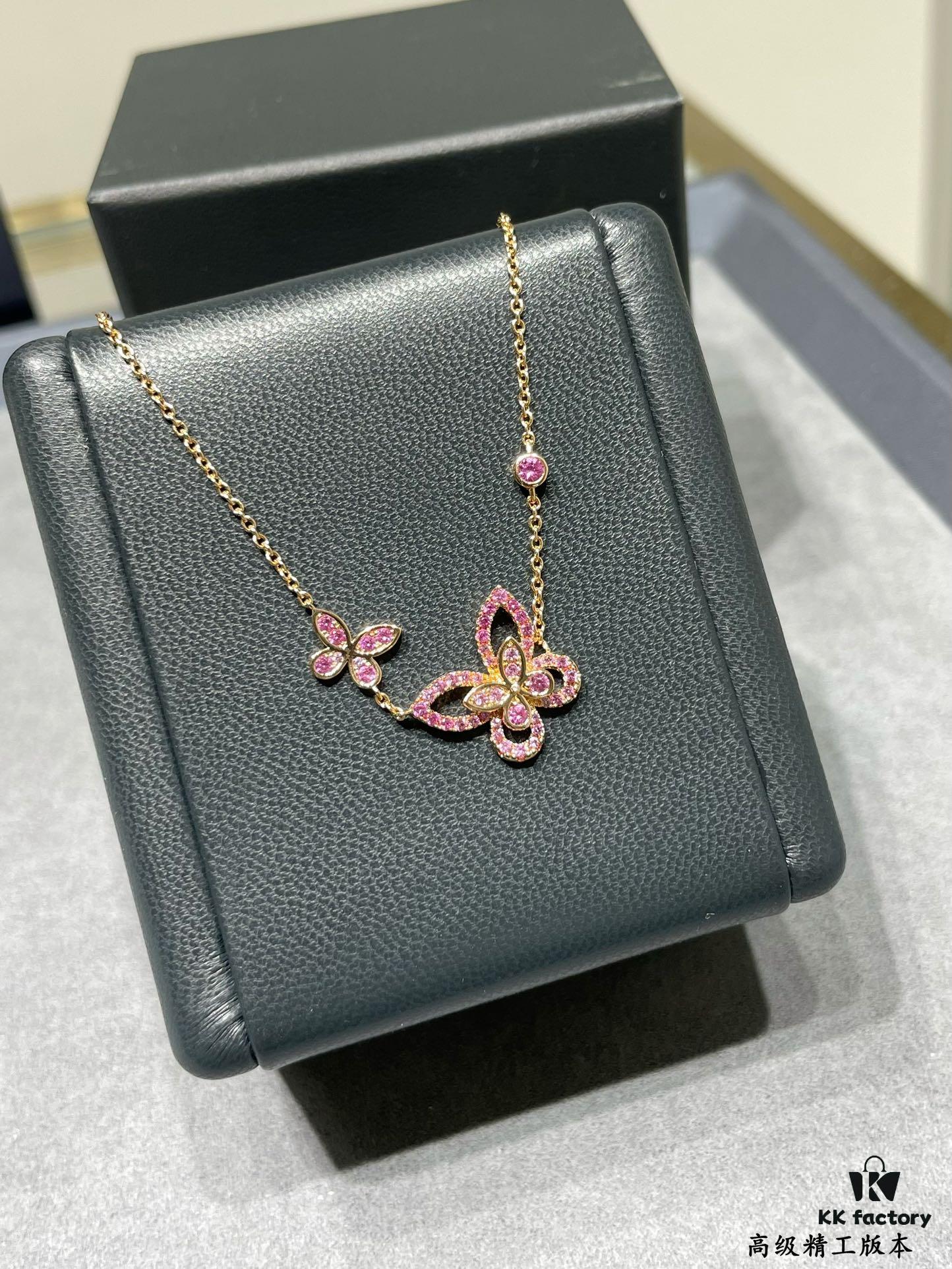 Graff Pink Diamond Bow Necklace, High Jewelry Piece