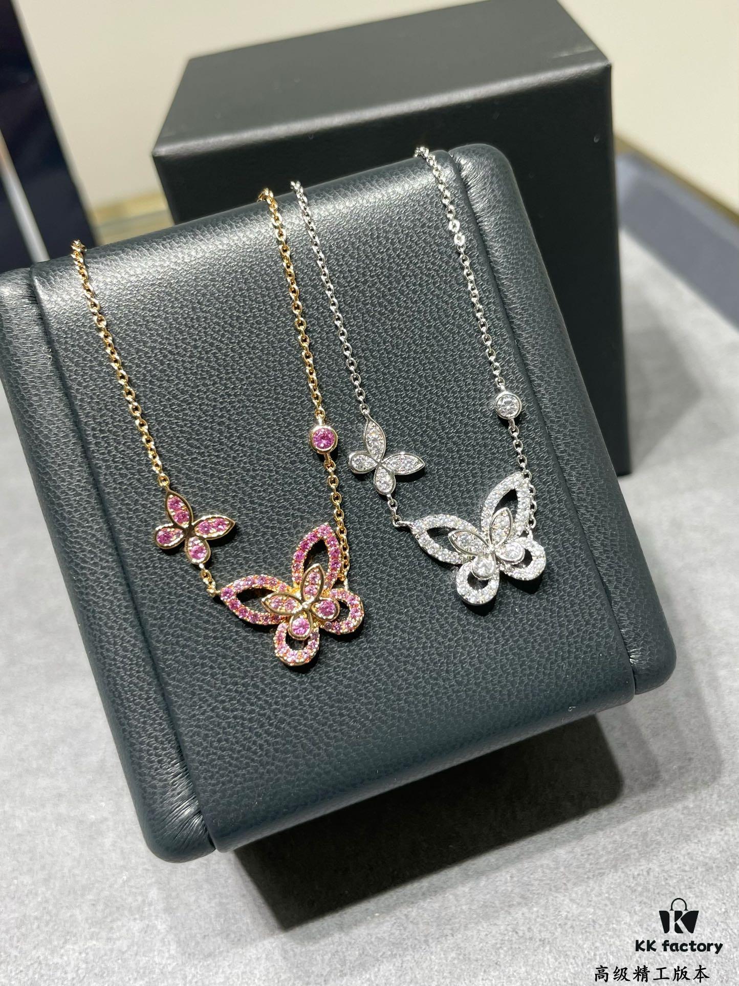 Graff Pink Diamond Bow Necklace, High Jewelry Piece