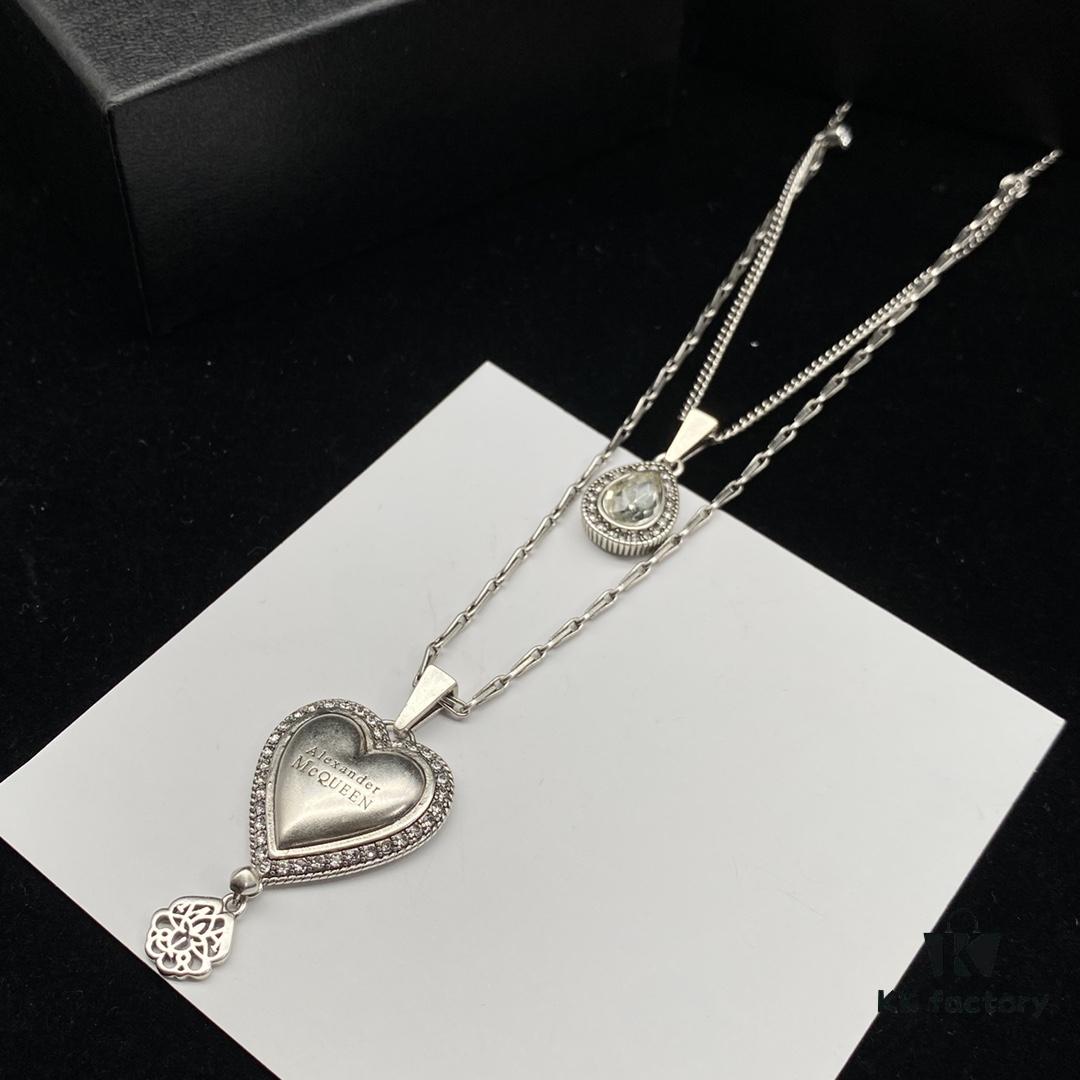 Alexander McQueen New Collection Set Necklaces Earrings