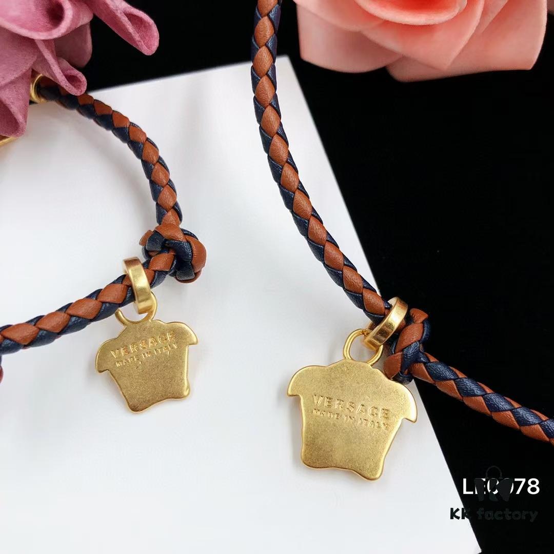 Original Quality 👑 Versace Medusa Maze Design Necklace