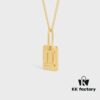 CELINE - Minimalist Luxury Square Pendant Necklace
