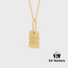 CELINE - Minimalist Luxury Square Pendant Necklace