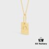 CELINE - Minimalist Luxury Square Pendant Necklace
