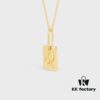 CELINE / Celine Luxury French Zodiac Cube Pendant Collarbone Necklace