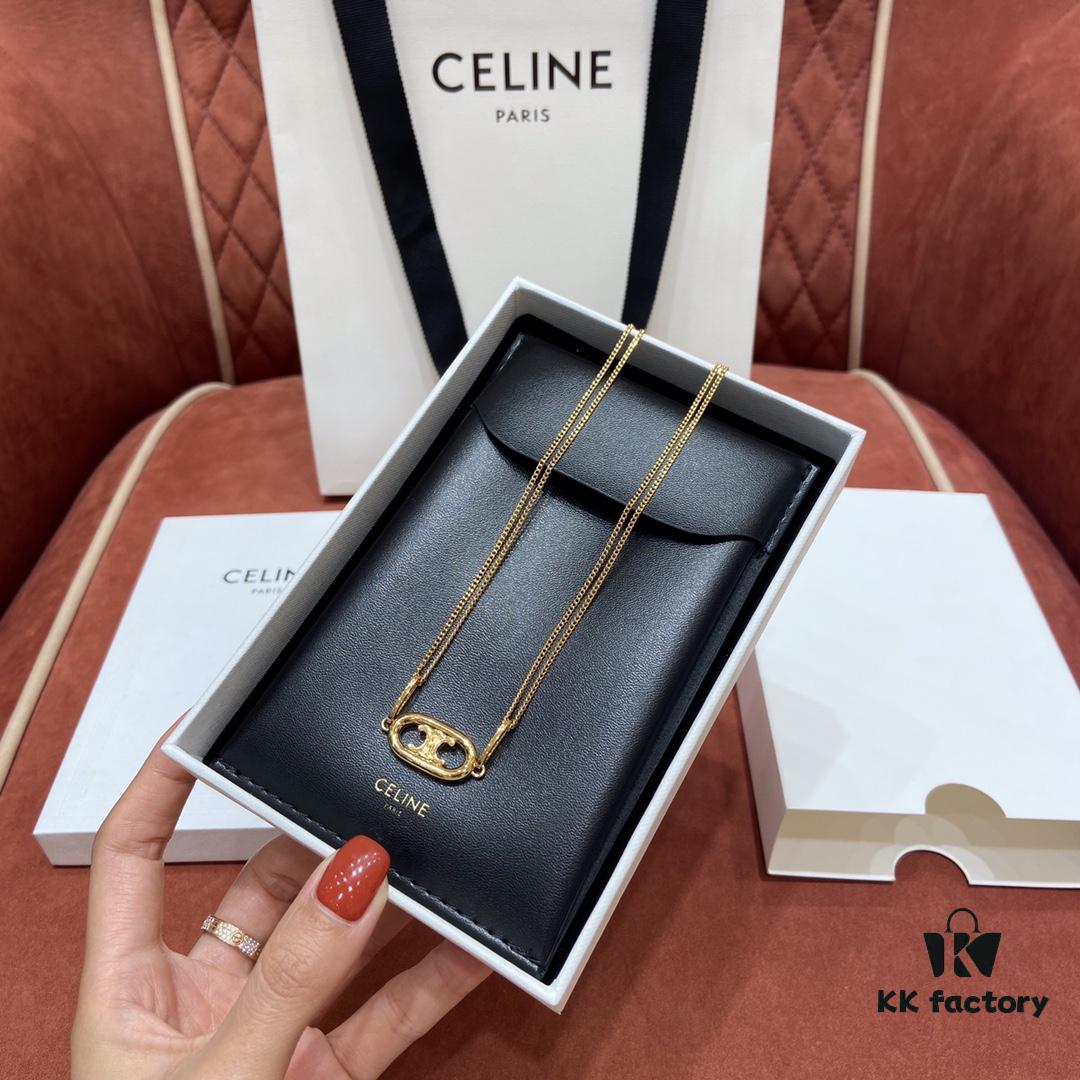 Celine Triumph Arch Necklace