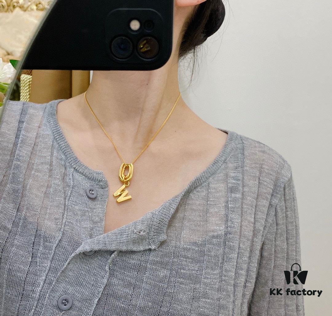 Celine New Letter Necklace / Earrings