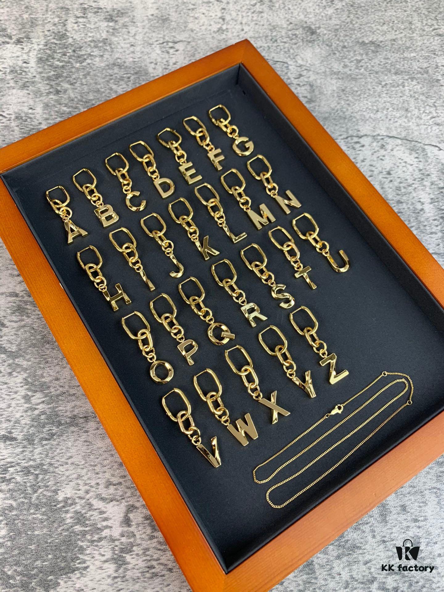 Celine Hot Sale! Brand New 2021 Multi-Way Alphabet Earrings and Necklace