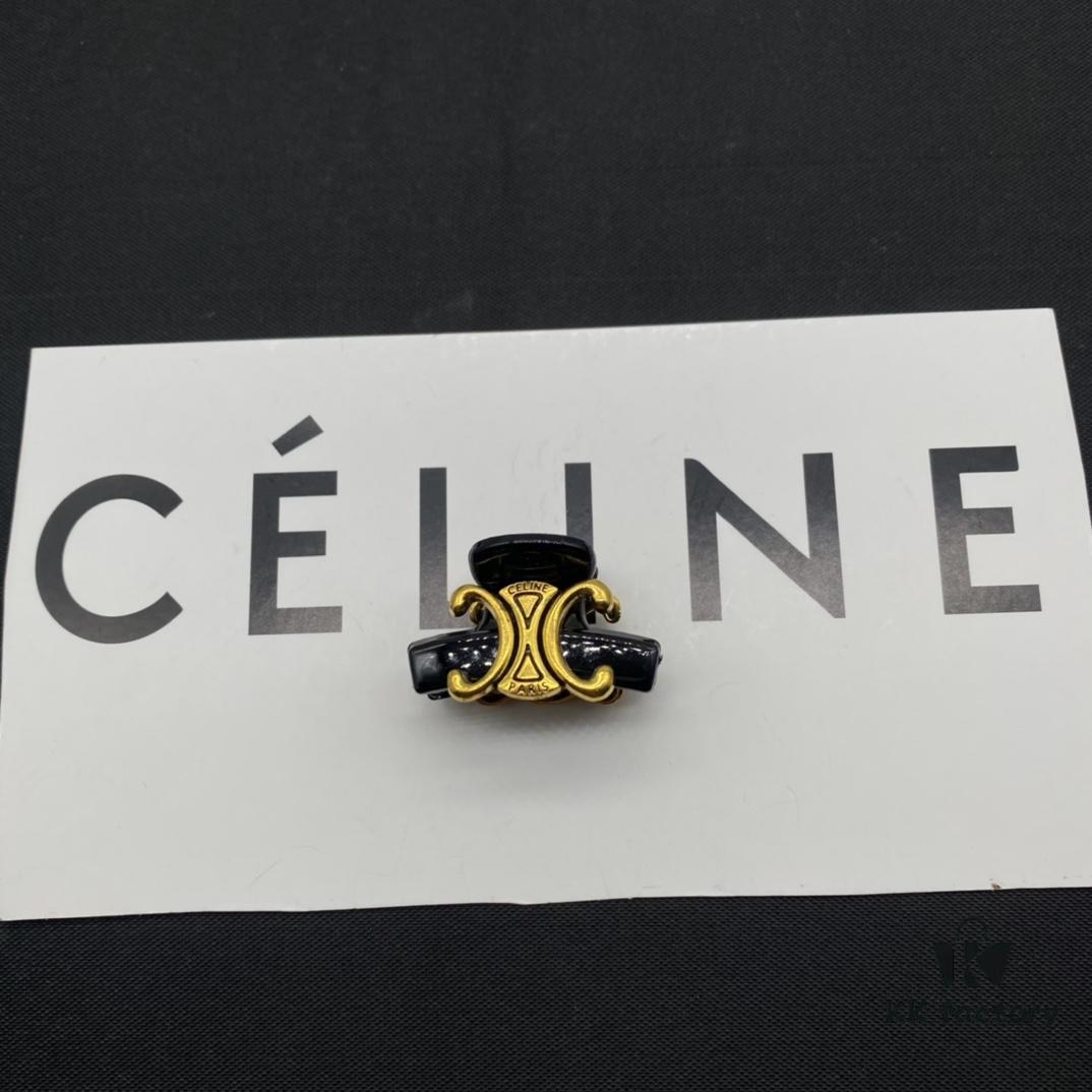 Celine Carefree and Natural European-American Style Suitable for Various Occasions, Simple Yet Elegant, Authentic Match Material Hair Clip