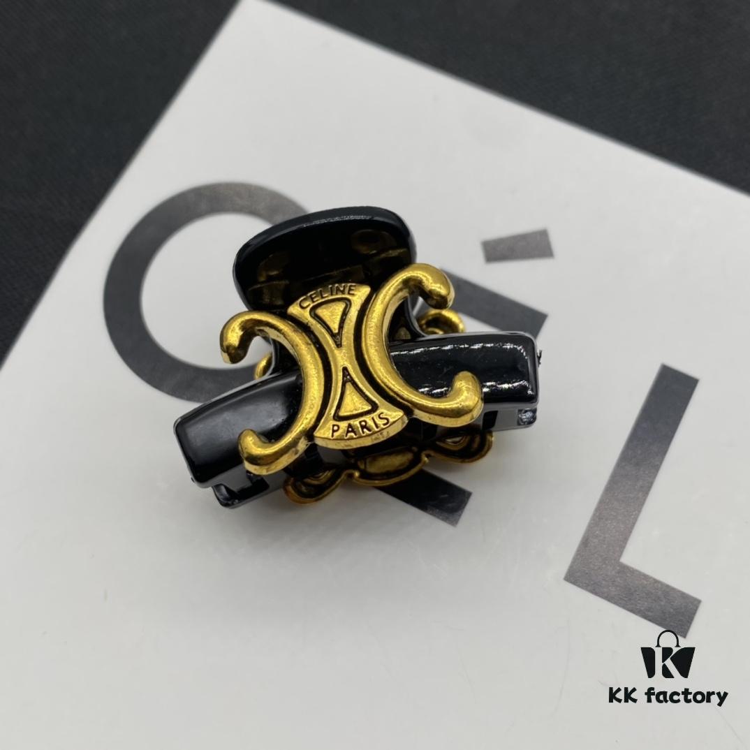 Celine Carefree and Natural European-American Style Suitable for Various Occasions, Simple Yet Elegant, Authentic Match Material Hair Clip