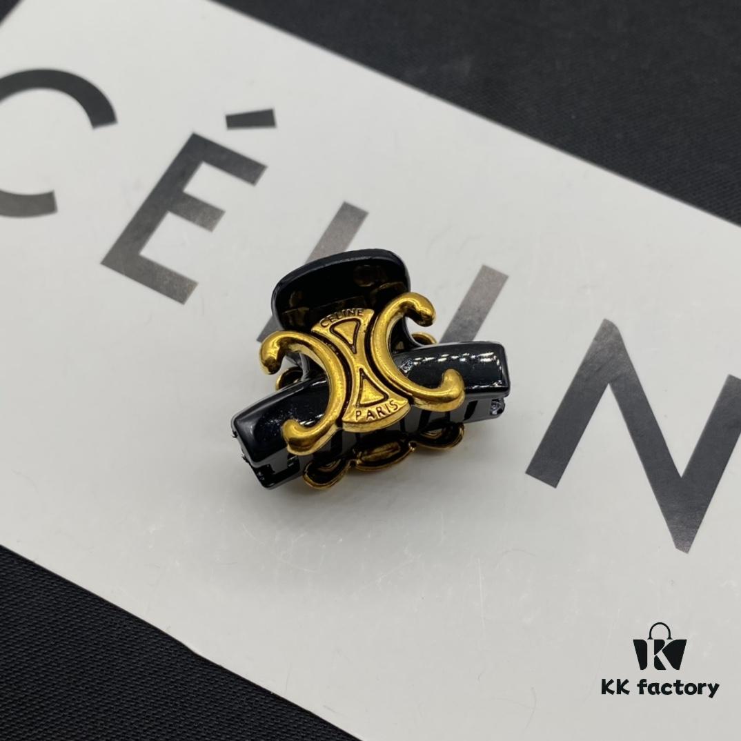 Celine Carefree and Natural European-American Style Suitable for Various Occasions, Simple Yet Elegant, Authentic Match Material Hair Clip