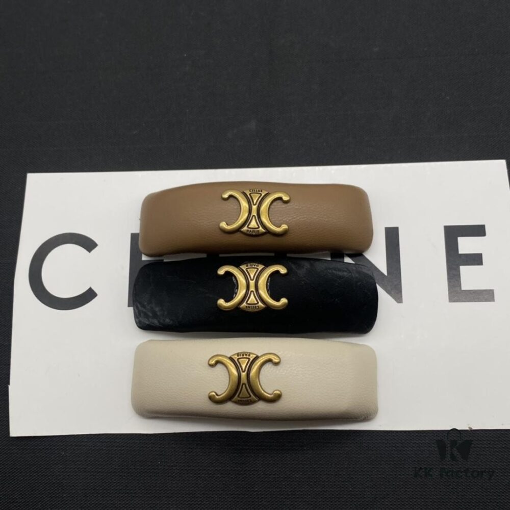 Celine Hair Clip, Effortless European and American Style, Suitable for Various Occasions, Simple Yet Elegant, Made with Original Matched Materials