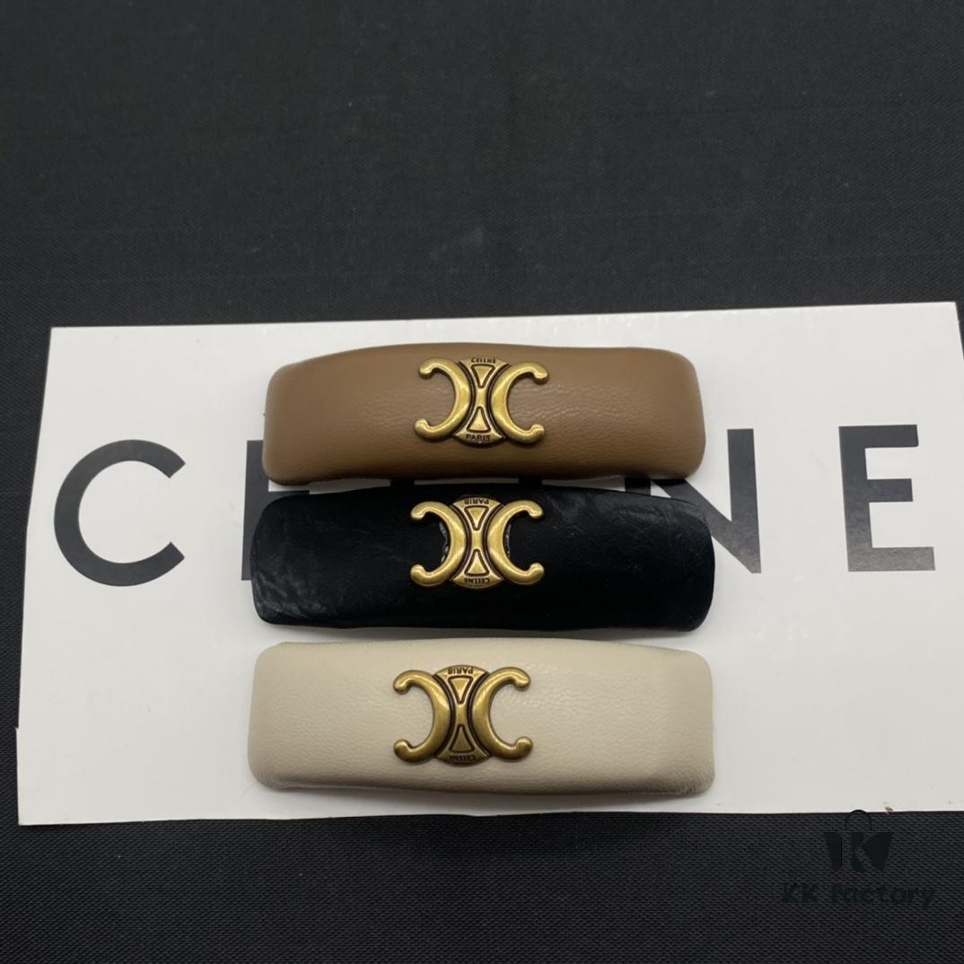 Celine Hair Clip, Effortless European and American Style, Suitable for Various Occasions, Simple Yet Elegant, Made with Original Matched Materials