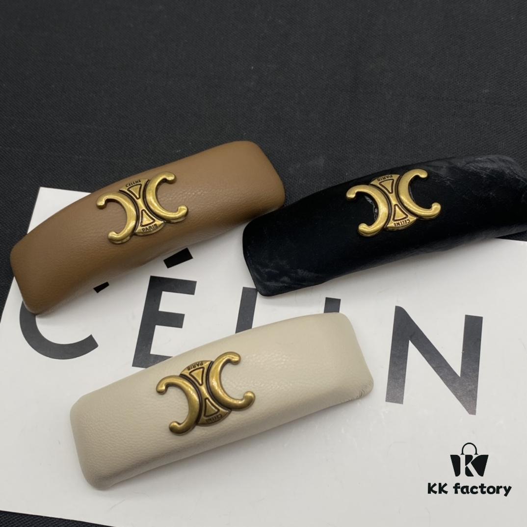 Celine Hair Clip, Effortless European and American Style, Suitable for Various Occasions, Simple Yet Elegant, Made with Original Matched Materials
