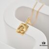 Celine12 Zodiac Necklace, Highly Popular with Unique Constellation Relief Design, Made of Gold-Plated Copper Giving a Vintage and Mysterious Look