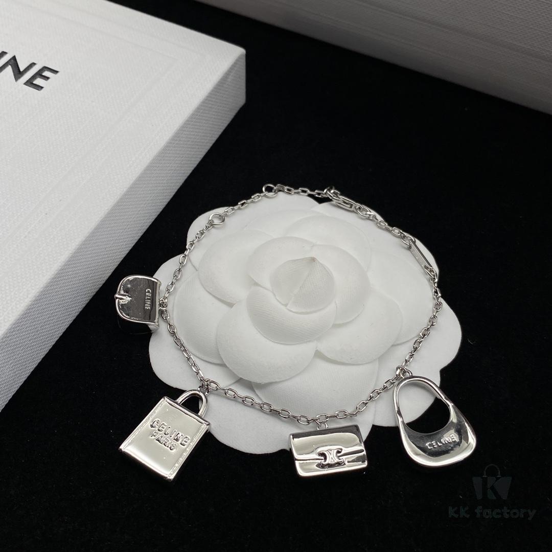 CELINE Effortless European and American Style Suitable for Various Occasions, Simple Yet Elegant, Made with Original Matched Materials