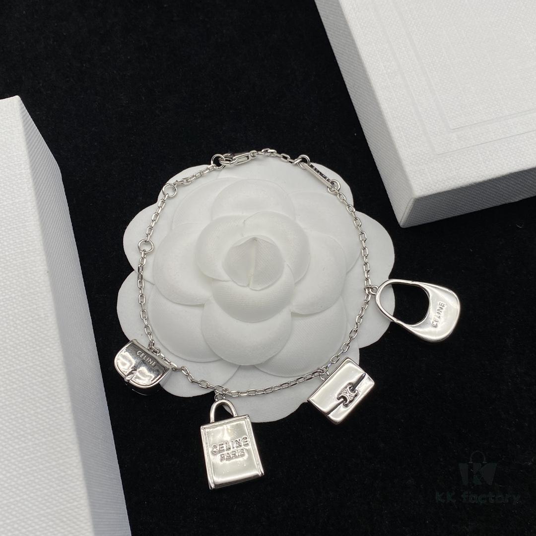 CELINE Effortless European and American Style Suitable for Various Occasions, Simple Yet Elegant, Made with Original Matched Materials