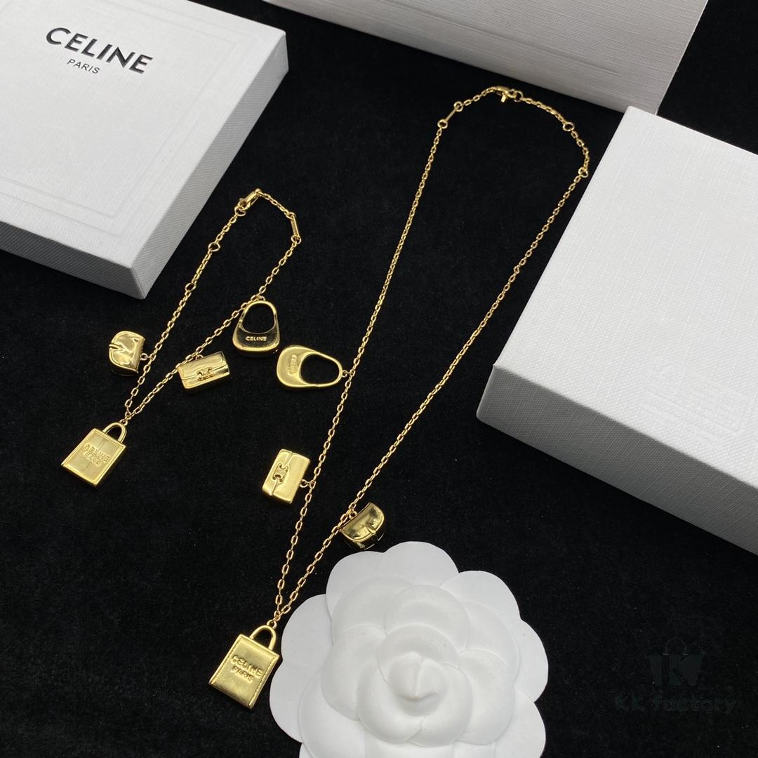 CELINE Effortless European and American Style, Suitable for Various Occasions, Simple Yet Elegant, Same Material as Original