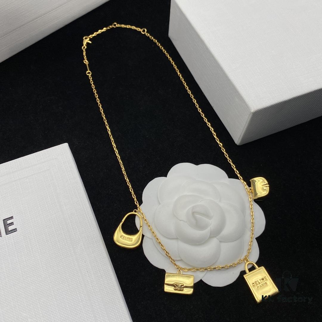 CELINE Effortless European and American Style, Suitable for Various Occasions, Simple Yet Elegant, Same Material as Original