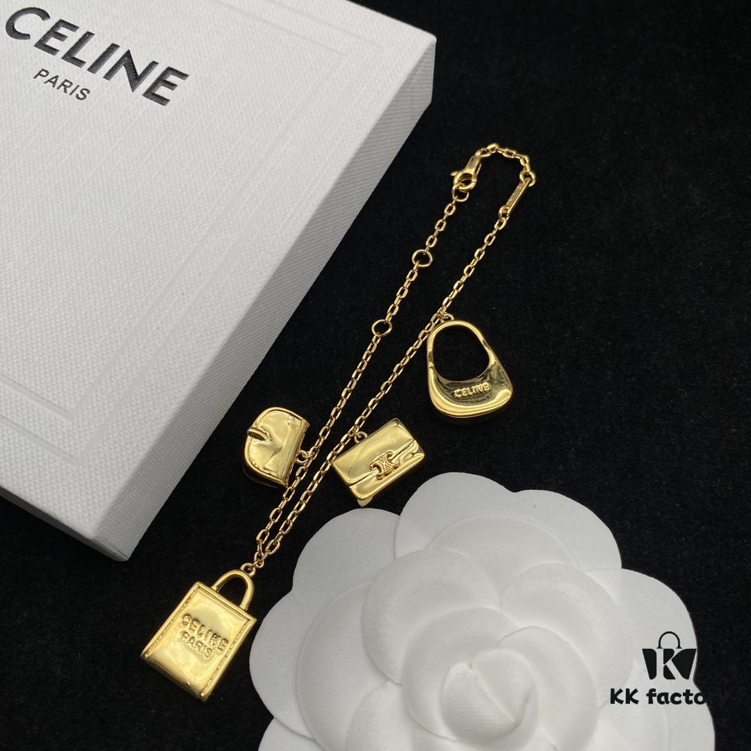 CELINE Effortless European and American Style, Suitable for Various Occasions, Simple Yet Elegant, Same Material as Original
