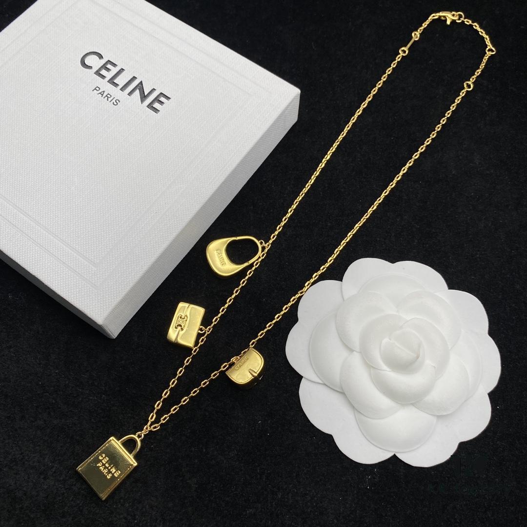 CELINE Effortless European and American Style, Suitable for Various Occasions, Simple Yet Elegant, Same Material as Original