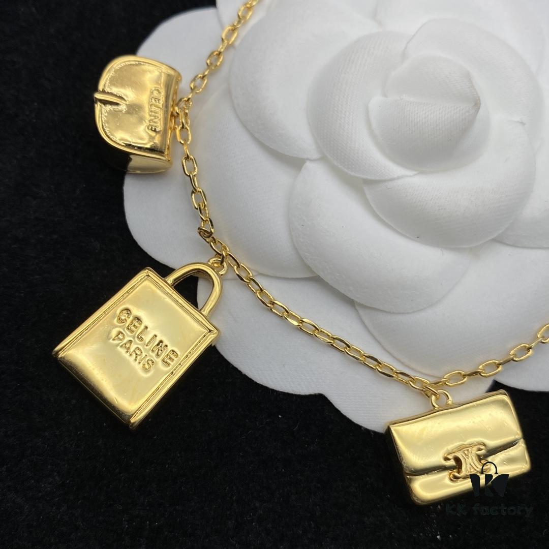 CELINE Effortless European and American Style, Suitable for Various Occasions, Simple Yet Elegant, Same Material as Original