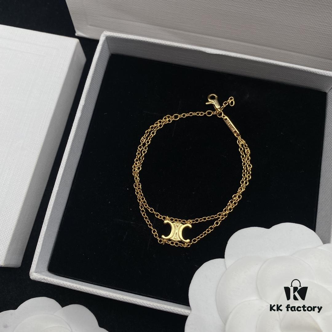 CELINE Effortless European and American Style Suitable for Various Occasions, Simple Yet Elegant, Made with Original-Match Materials