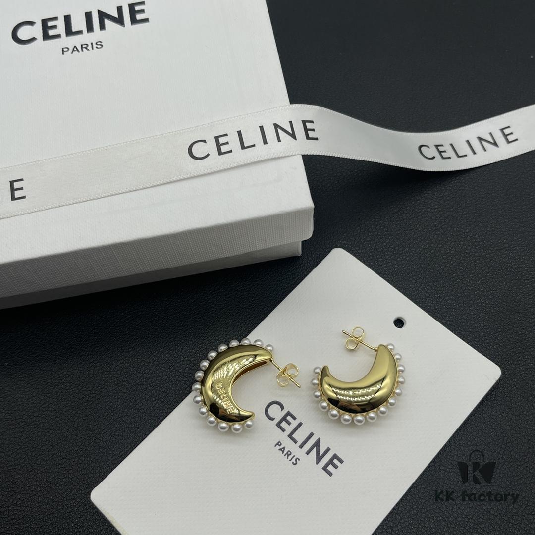 CELINE Effortless European and American Style, Suitable for Various Occasions, Simple Yet Elegant, Made with Original Specifications Material