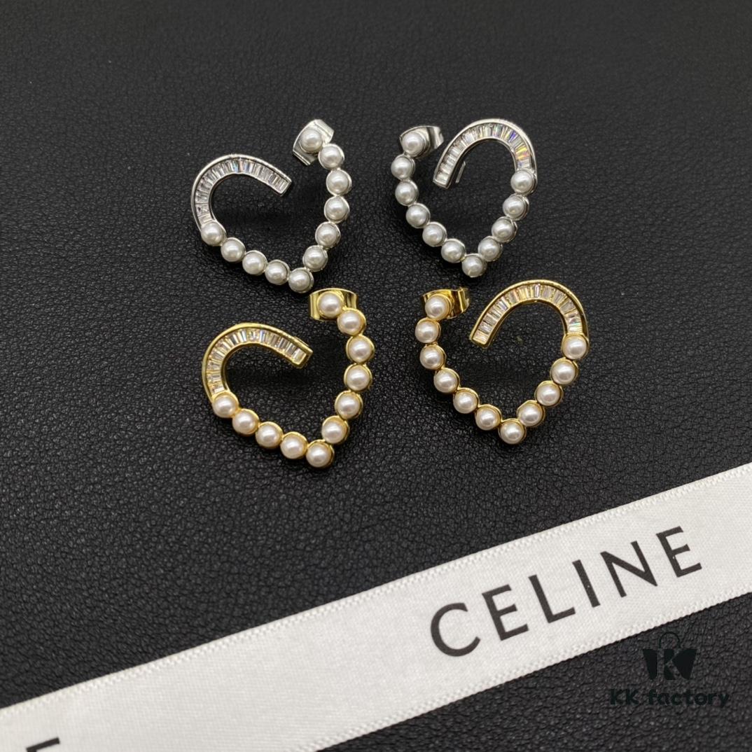 CELINE Effortless European and American Style Suitable for Various Occasions, Simple Yet Elegant, Made with Original-Match Materials