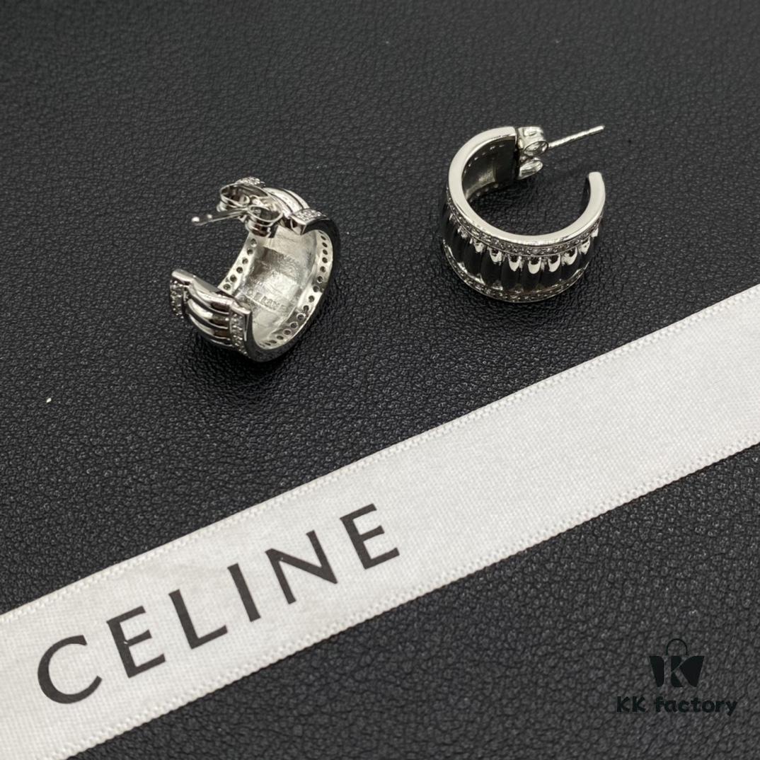 CELINE Effortless European and American Style Suitable for Various Occasions, Simple Yet Elegant, Made with Original-Match Materials