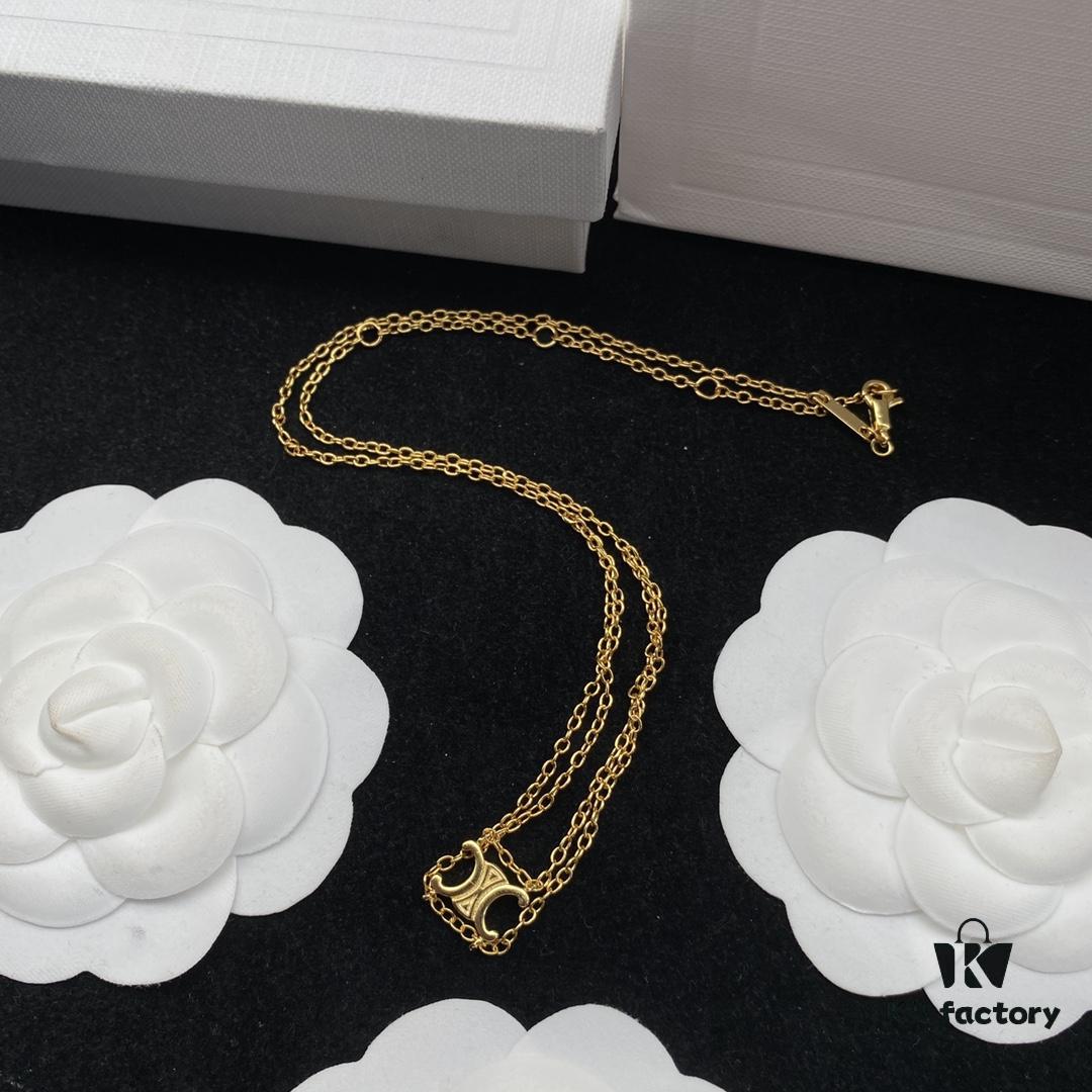 CELINE Effortless European and American Style Suitable for Various Occasions, Simple Yet Elegant, Made with Original-Match Materials