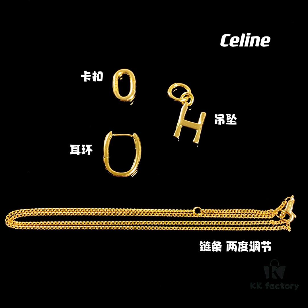 Celine Letter Necklace, Consistent ZP Material! Meaningful Jewelry to Wear the Important Names Close to Your Heart 💗