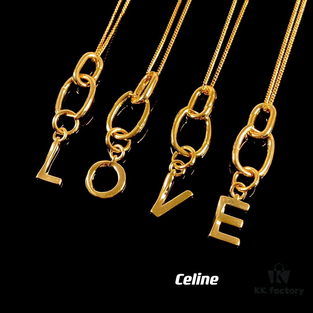 Celine Letter Necklace, Consistent ZP Material! Meaningful Jewelry to Wear the Important Names Close to Your Heart 💗