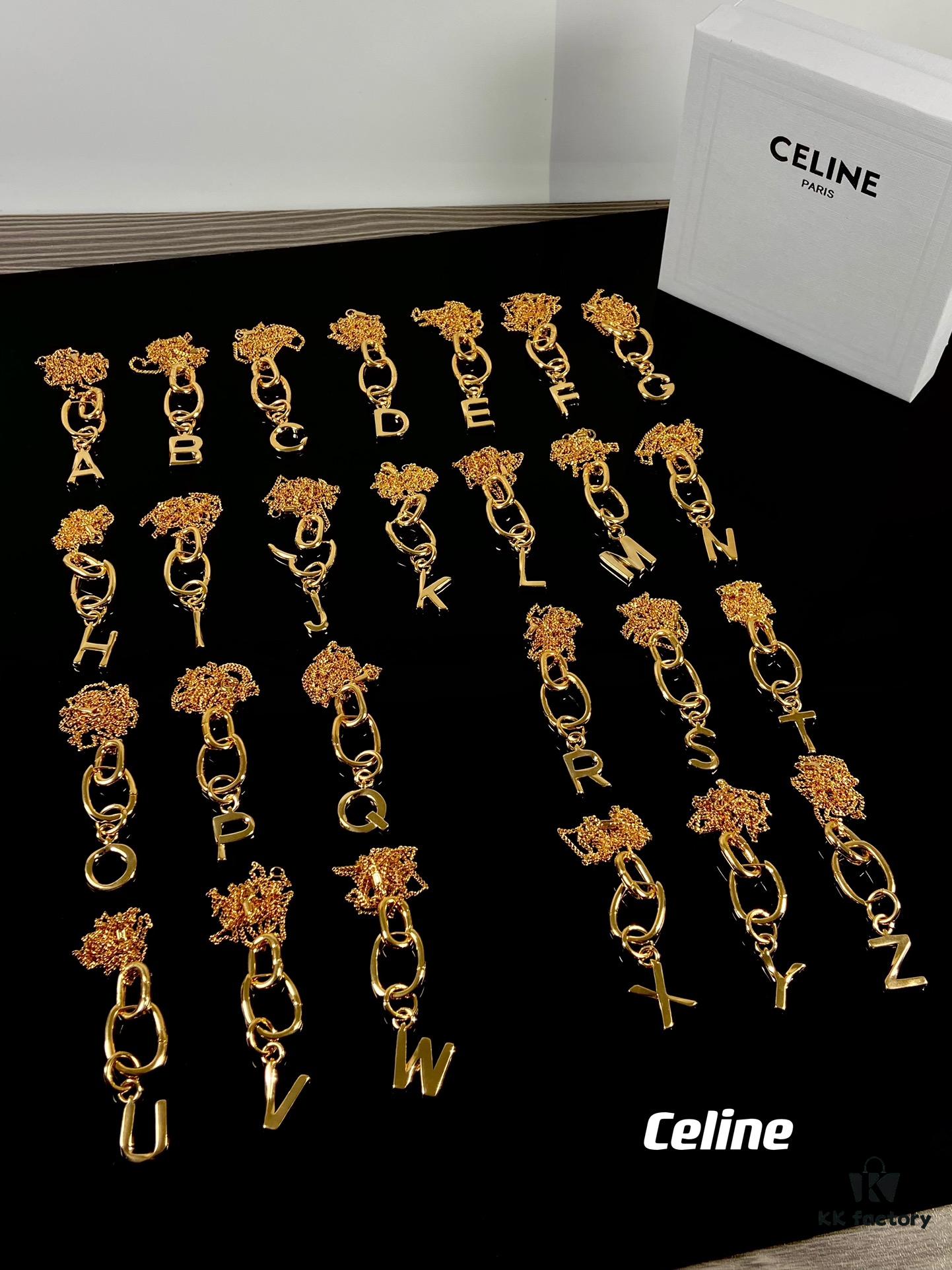 Celine Letter Necklace, Consistent ZP Material! Meaningful Jewelry to Wear the Important Names Close to Your Heart 💗