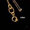 Celine Letter Necklace, Consistent ZP Material! Meaningful Jewelry to Wear the Important Names Close to Your Heart 💗 Available in 26 Letters, Faithful Craftsmanship, Thick Gold Plating, Versatile and Easy to Match with Daily Outfits, High Wearing Frequency – A Must-Have for Everyone!