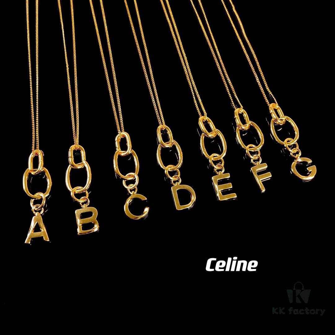 Celine Letter Necklace, Consistent ZP Material! Meaningful Jewelry to Wear the Important Names Close to Your Heart 💗