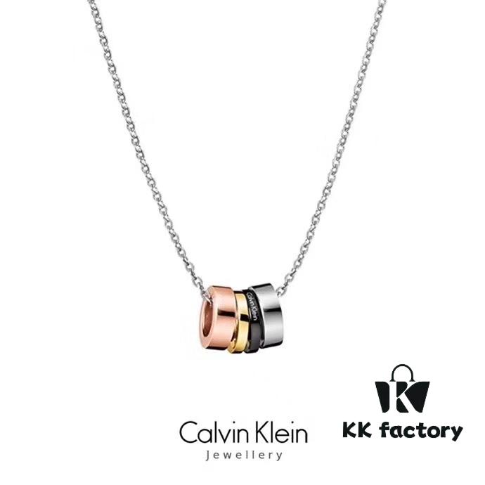 CK Four-Ring Necklace - Romantic Gift for 520