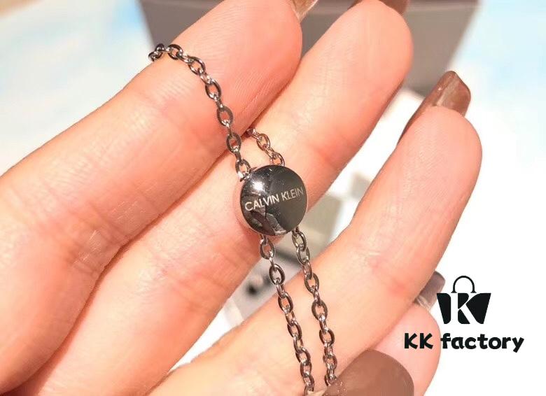 CK Two-Tone Circular Necklace - Style No. 3390715100