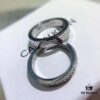 Authentic CK Couple Rings - Calvin Klein Official Store Style, Minimalist Men's Band and Women's Hook Series Starry Sky Thin Ring