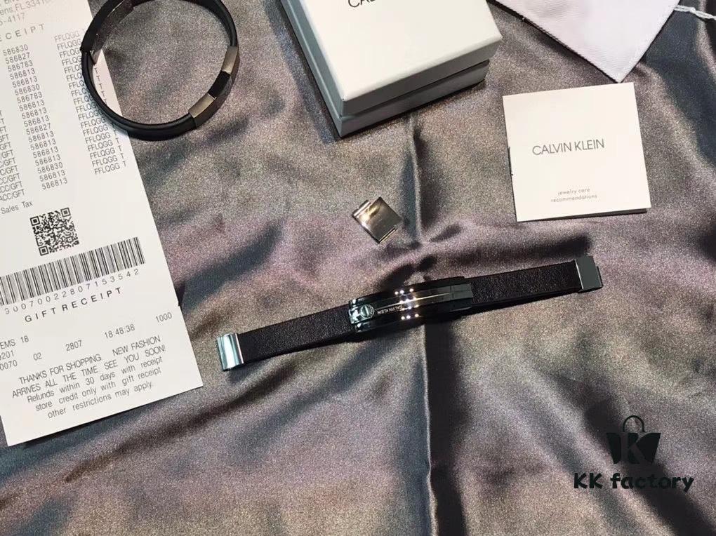 New CK Bracelet Chain, Counter Purchase Quality Mighty Series Men's Bracelet KJ8AMB2901 Adjustable Size
