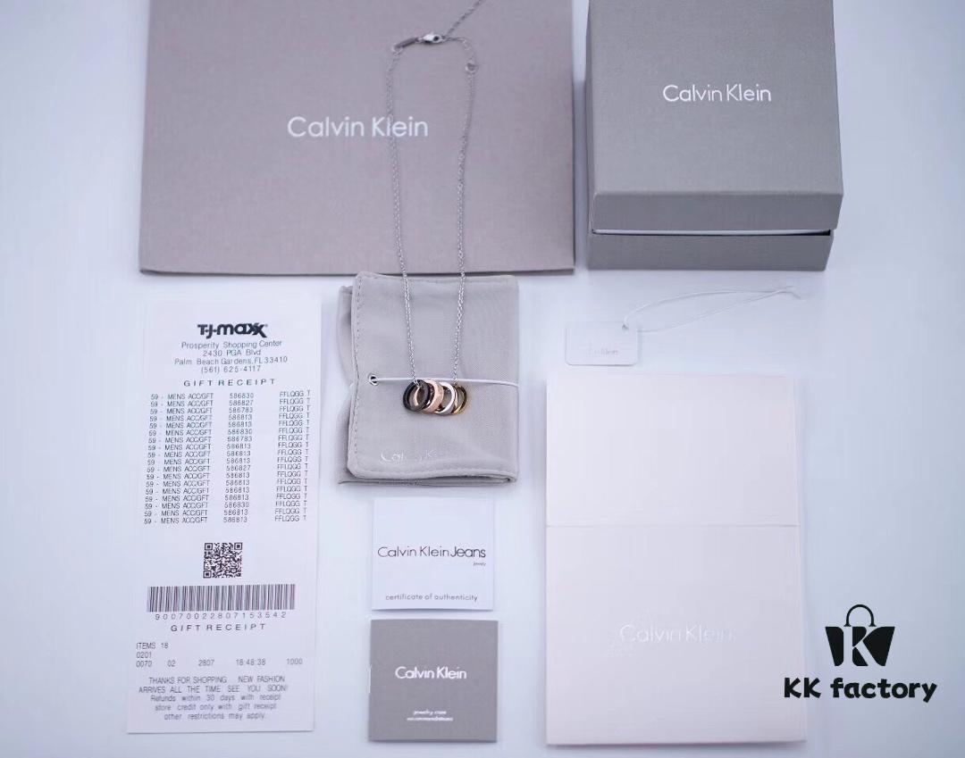 Calvin Klein CK Four-Ring Necklace